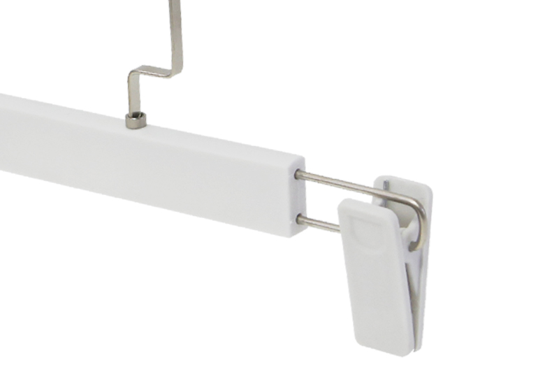 White Fashionable Design Plastic Pants Hanger