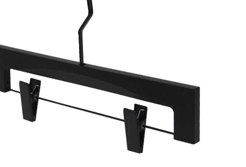 Black Fashionable Design Plastic Trouser Hanger