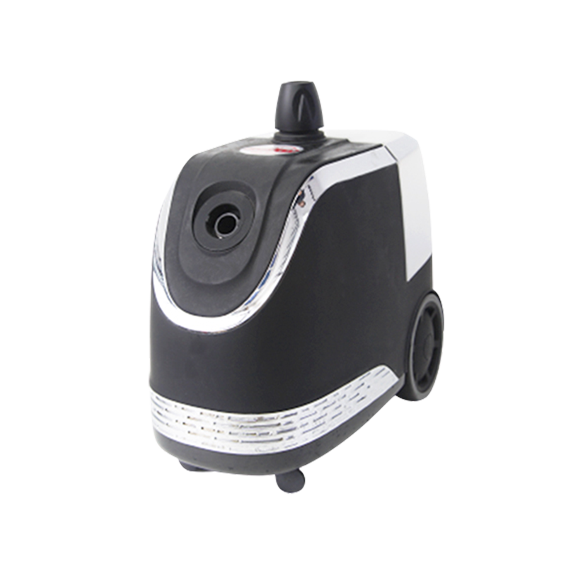 Black Vertical Garment Steamer: Efficient Wrinkle Removal for Home and Retail